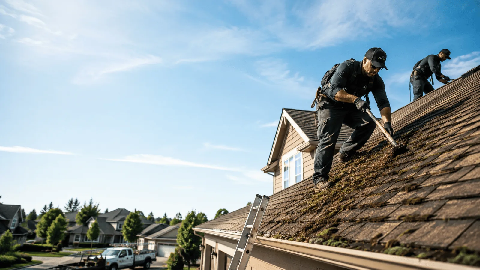 Roof Moss Removal in Juneau, WI near me